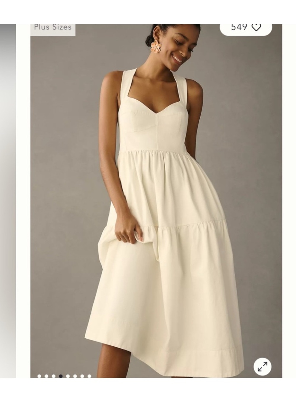 Forever That Girl Anthropologie white Maxi Dress - Picture 3 of 7